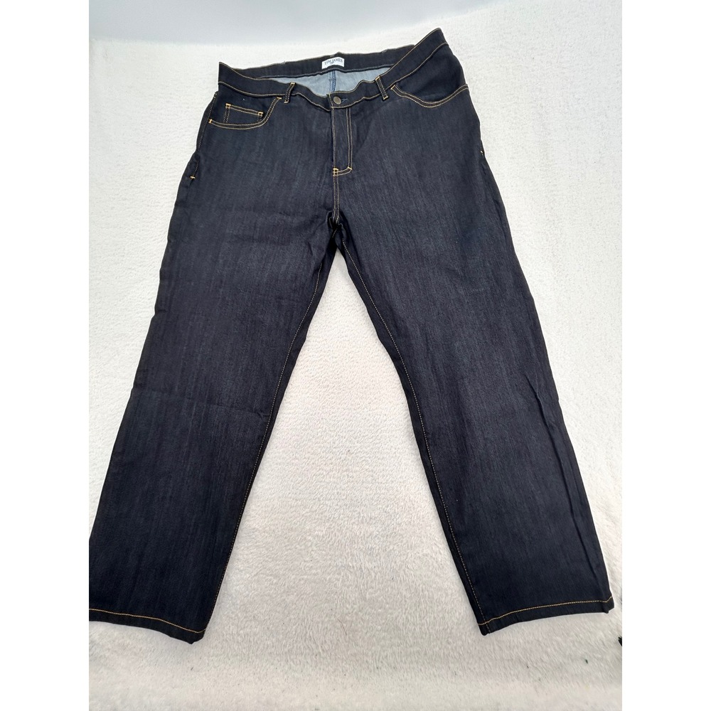 Tom James Blue Delta Mens Custom Indigo Straight Leg Jeans 40x28 Made in USA